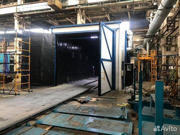 Обитаемая камера дробеструйной очистки