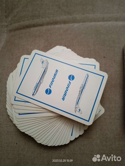 Игральные карты Finnair Австрия пластик