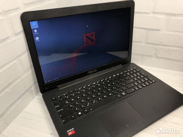 Игровой ноутбук asus 4 ядра/2 видеокарты/8gb