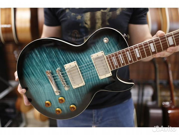 Cort CR250-wbag-DBB электрогитара темно-синяя с че