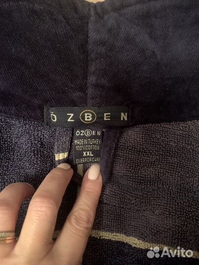 Мужской махровый халат турция