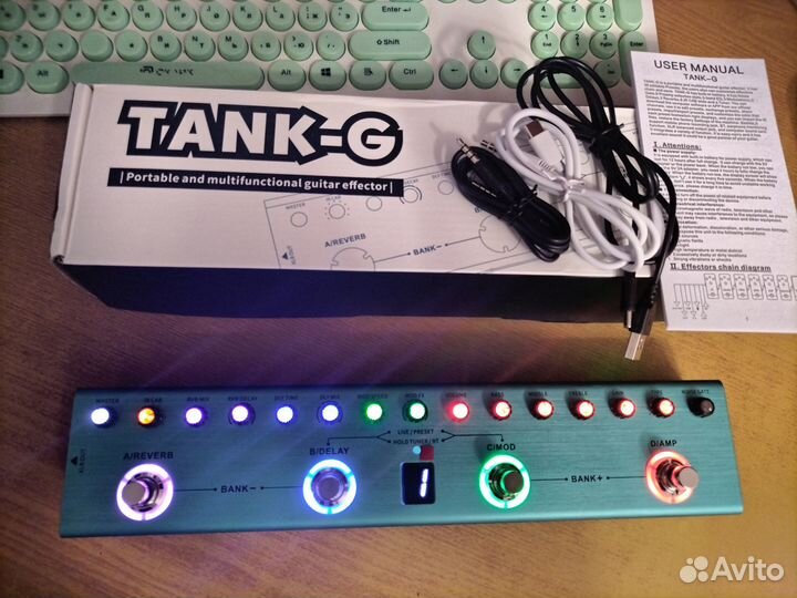 Процессор для гитары M-vave tank-G