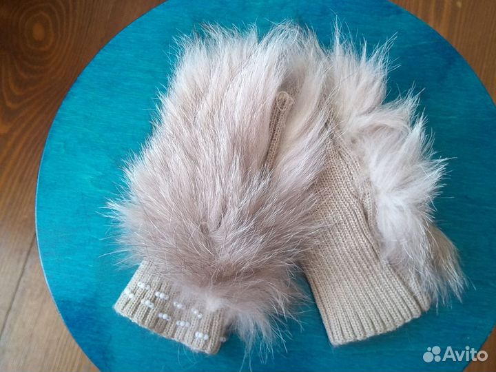 Перчатки безпалые, митенки