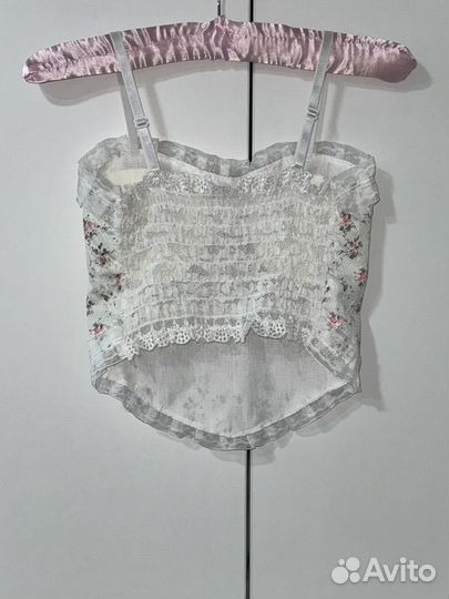 Топ корсет кружевной