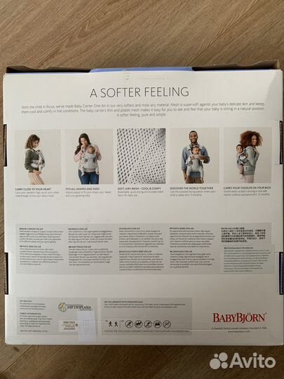 Эргорюкзак переноска babybjorn новый