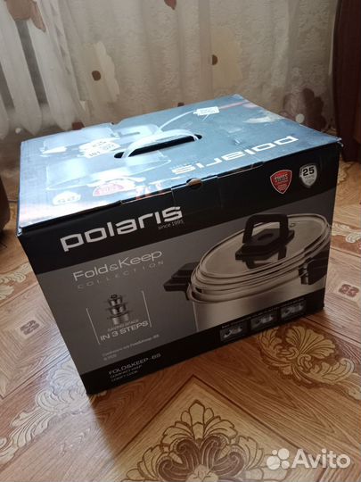 Набор кастрюль polaris новый