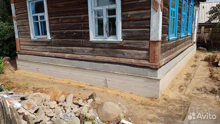 Подъём домов замена венцов