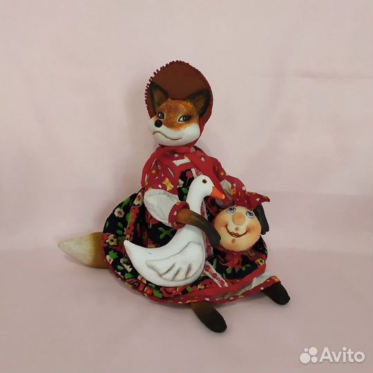 Лиса Патрикеевна-интерьерная кукла