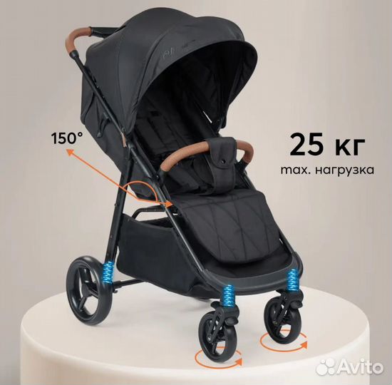 Прогулочная коляска happy baby ultima v2x4