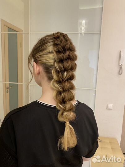 Плетение кос, косы с канекалоном, объёмные косы