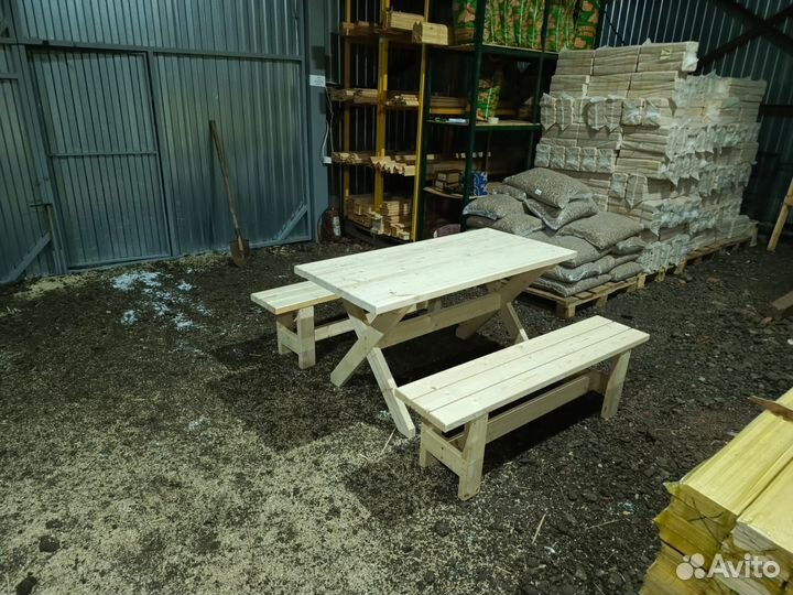 Садовая мебель из дерева