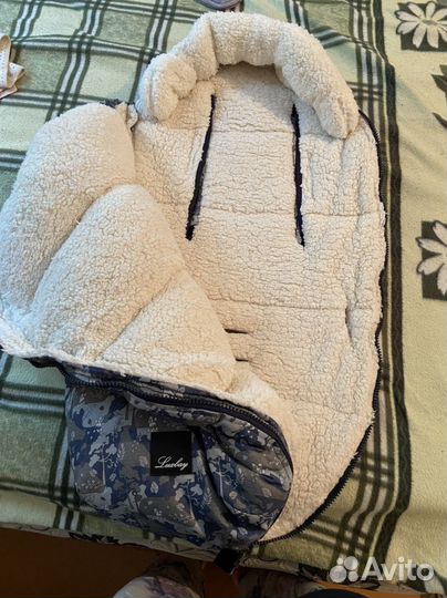 Зимний конверт в коляску