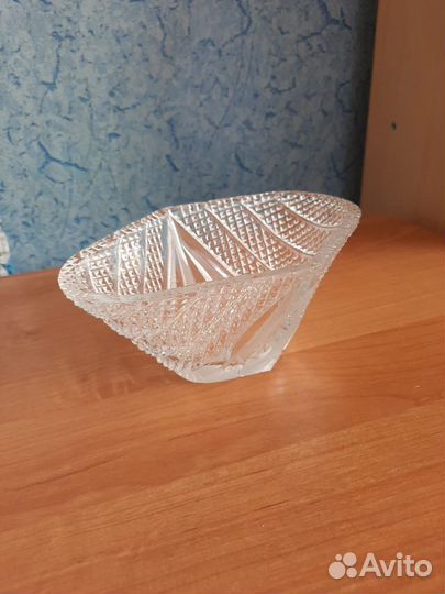 Салатник хрустальный