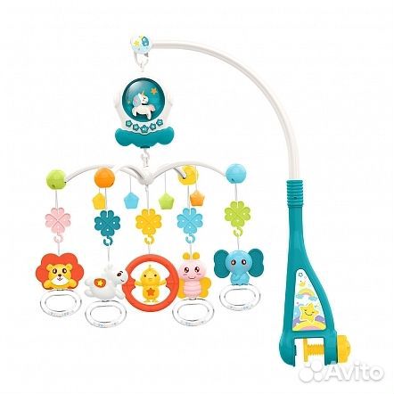 Huanger Музыкальный мобиль Зоопарк, на батарейках