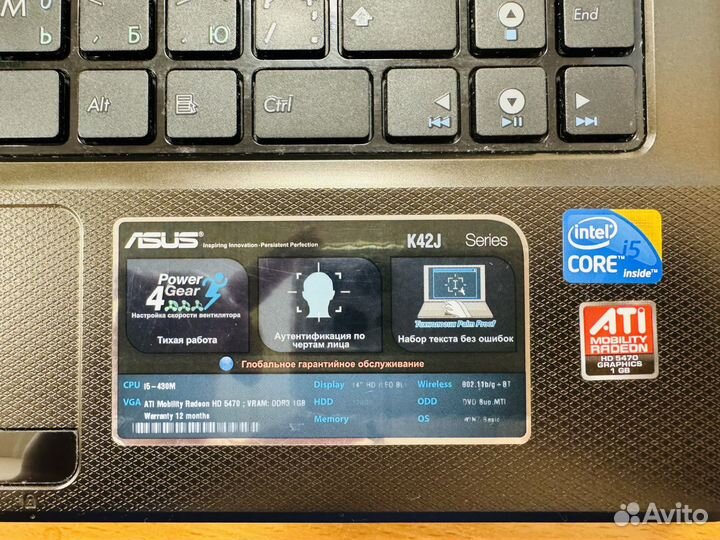 Ноутбук Asus K42jr