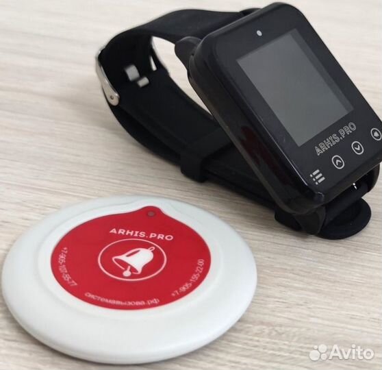 Кнпока вызова официанта и часы-пейджер Элит IP174