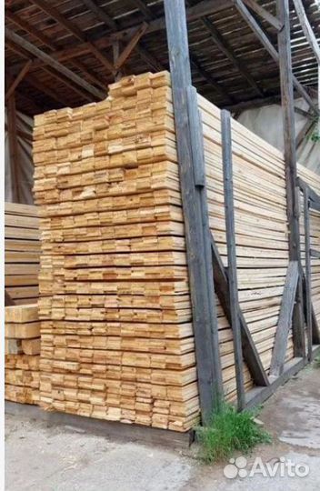 Доска обрезная строганная лиственница /сосна