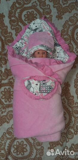 Конверт на выписку, одеяло