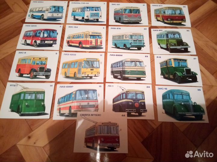 Автобус 1 43. наклейки Лаз