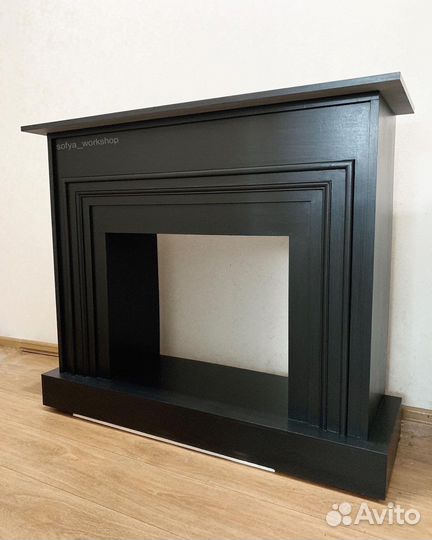 Декоративный камин с ящиком