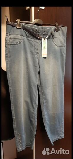 Летние джинсы на резинке большой размер Турция