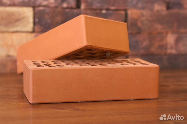 Кирпич облицовочный красный и шоколадный