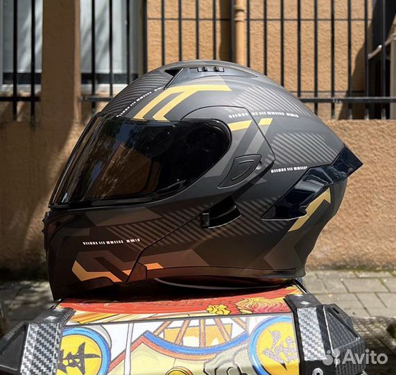 Мотошлем модуляр Orz Dot