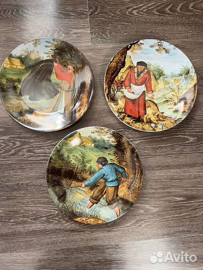 Декоративные настенные тарелки. Германия
