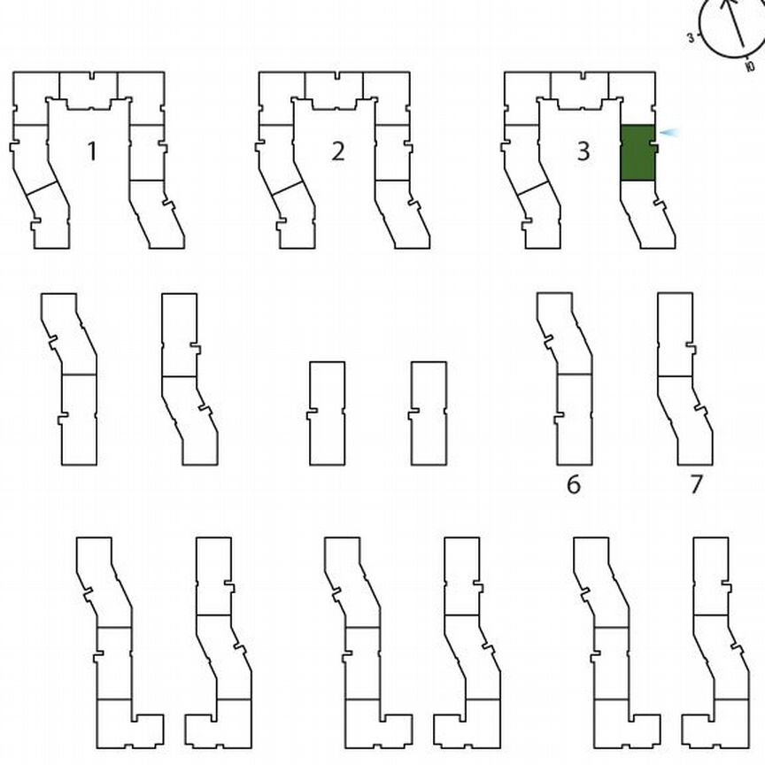 2-к. квартира, 40,9 м², 2/3 эт.