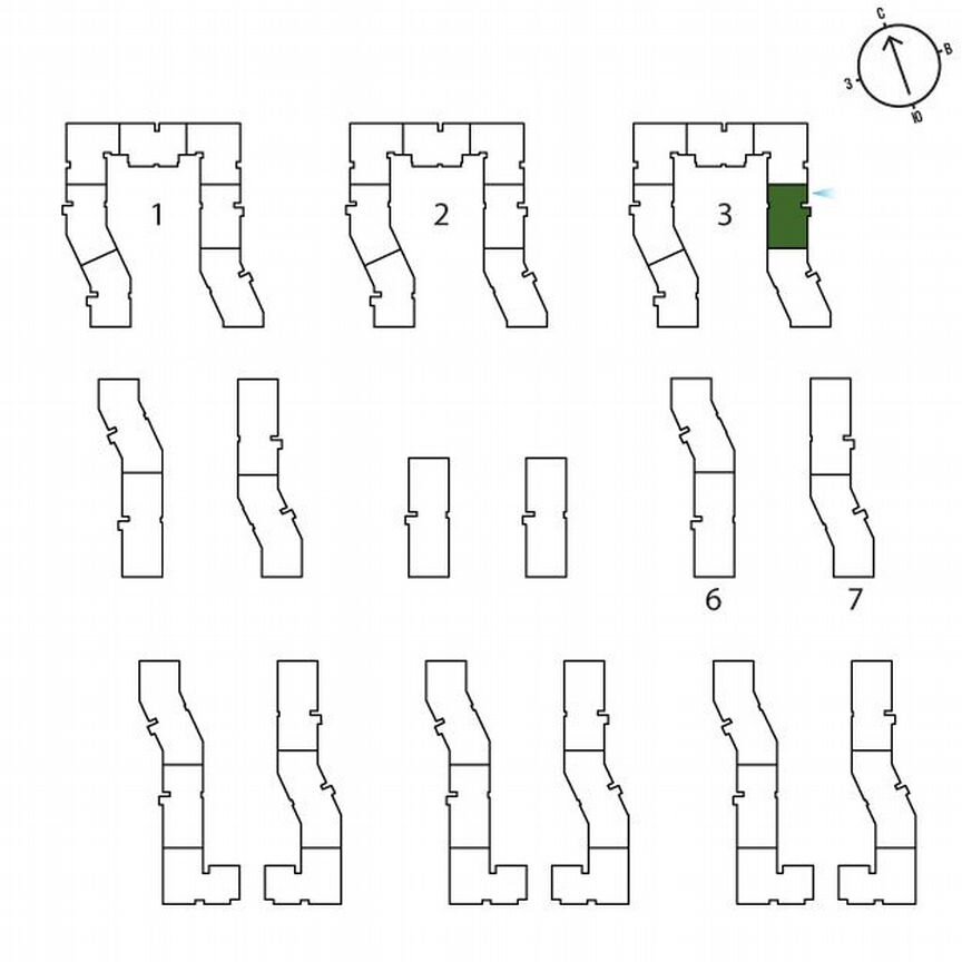2-к. квартира, 40,9 м², 2/3 эт.