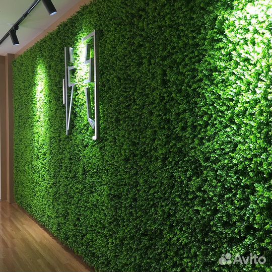 Фитопанно и панели из растений искусственных