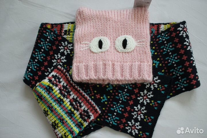 Шапка и шарф новые (комплект)