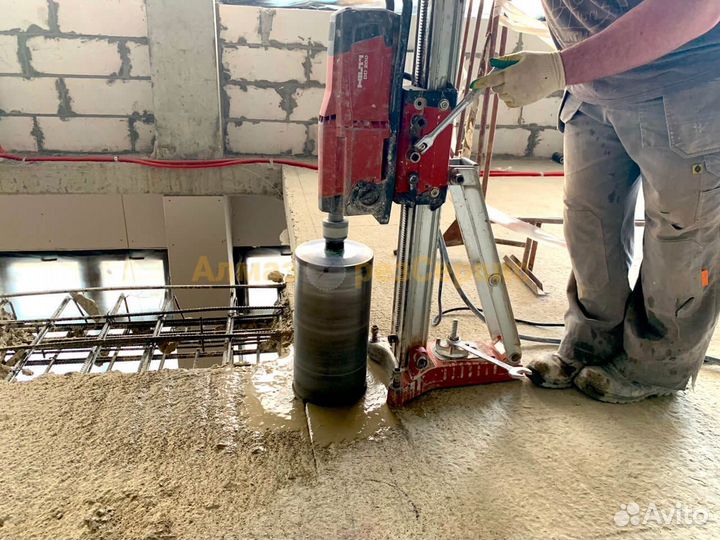 Алмазные бурение отверстий