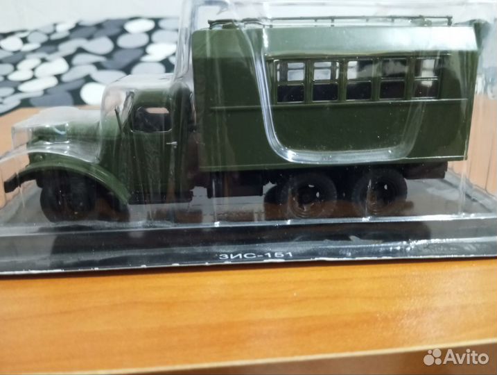 Модель грузовика зис- 151, масштабная модель-копия