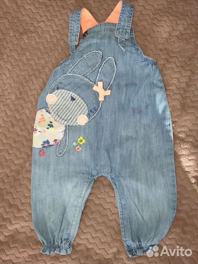 Джинсовый комбинезон