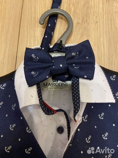 Рубашка, жилет бабочка