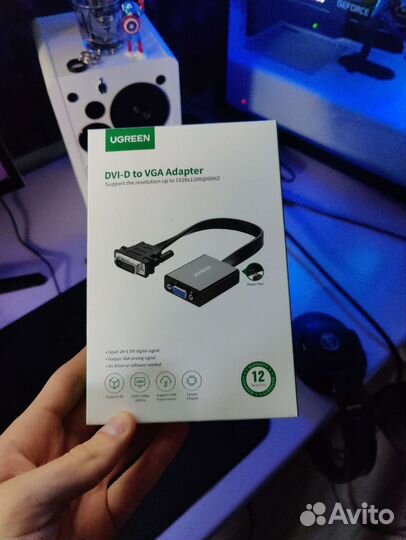 Переходник DVI - VGA Ugreen