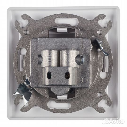 Розетка телевизионная с рамкой 612S.000 оконечная