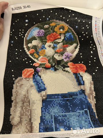 Алмазная вышивка готовая работа
