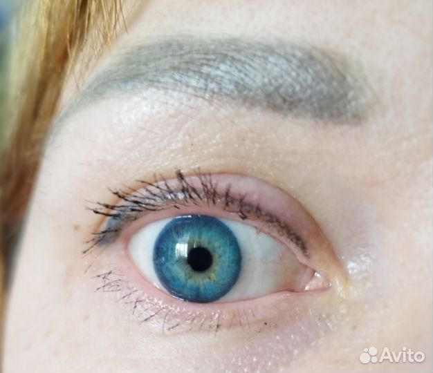 Цветные линзы (мес) Freshlook -5,0 -6,0 голубые