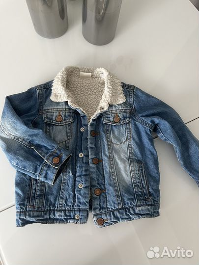 Джинсовая куртка zara 92 для мальчика