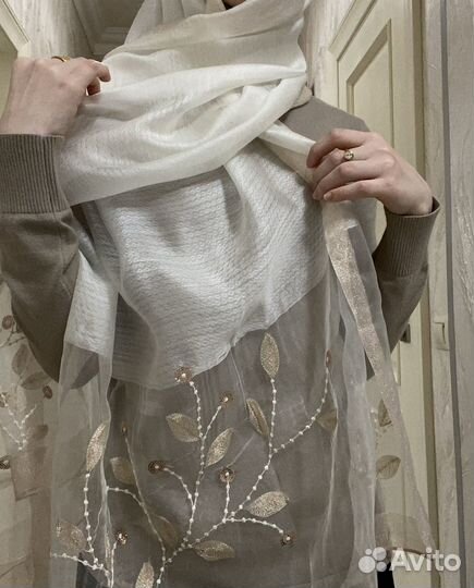 Палантин женский шарф 190х70 см