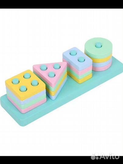 Деревянные игрушки монтесори