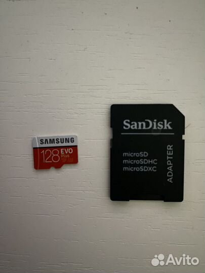Карта памяти MicroSD Samsung Evo Plus 128 Gb