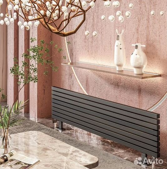 Напольный дизайнерский радиатор Cube HN