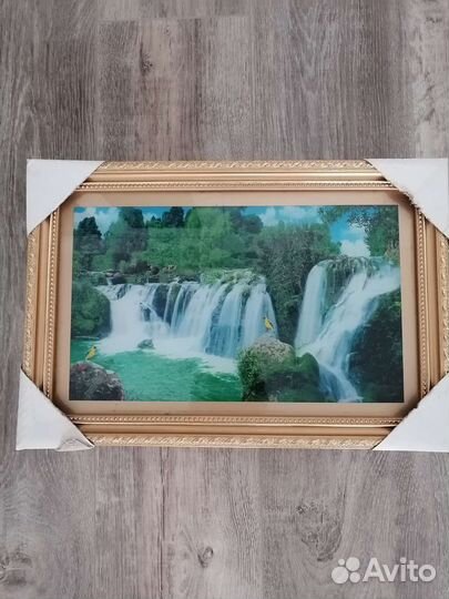 Картина Водопад с подсветкой и звуком