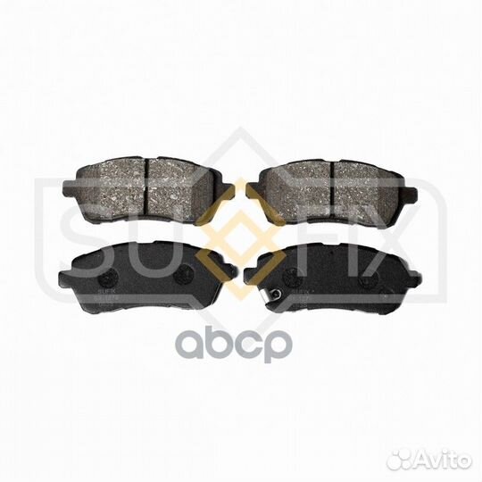 Колодки тормозные дисковые перед прав/лев S