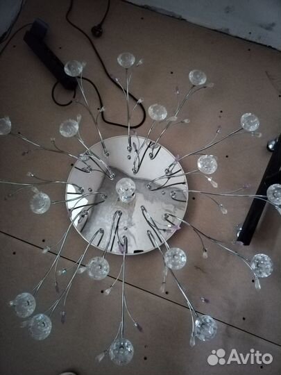 Люстра потолочная бу