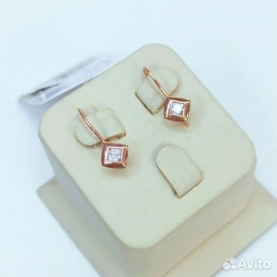 Золотые серьги детские