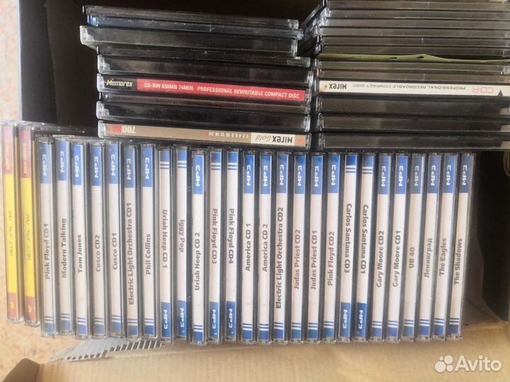 Cd диски чистые и с записями